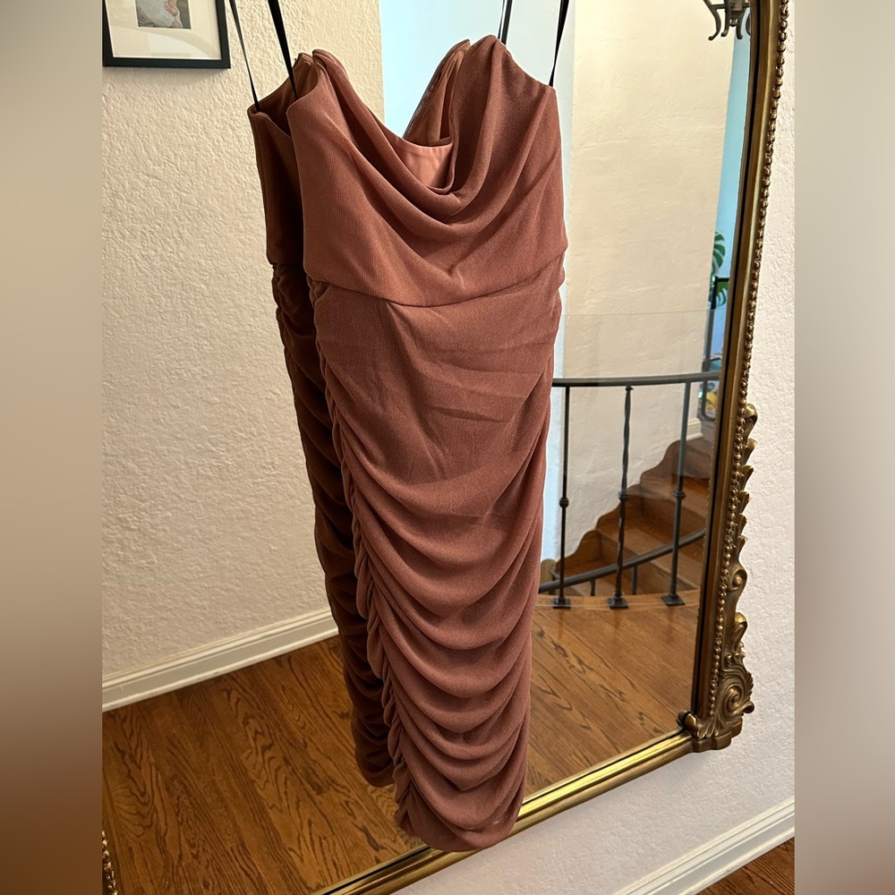 REVOLVE X Michael Costello India Midi Dress in Blush